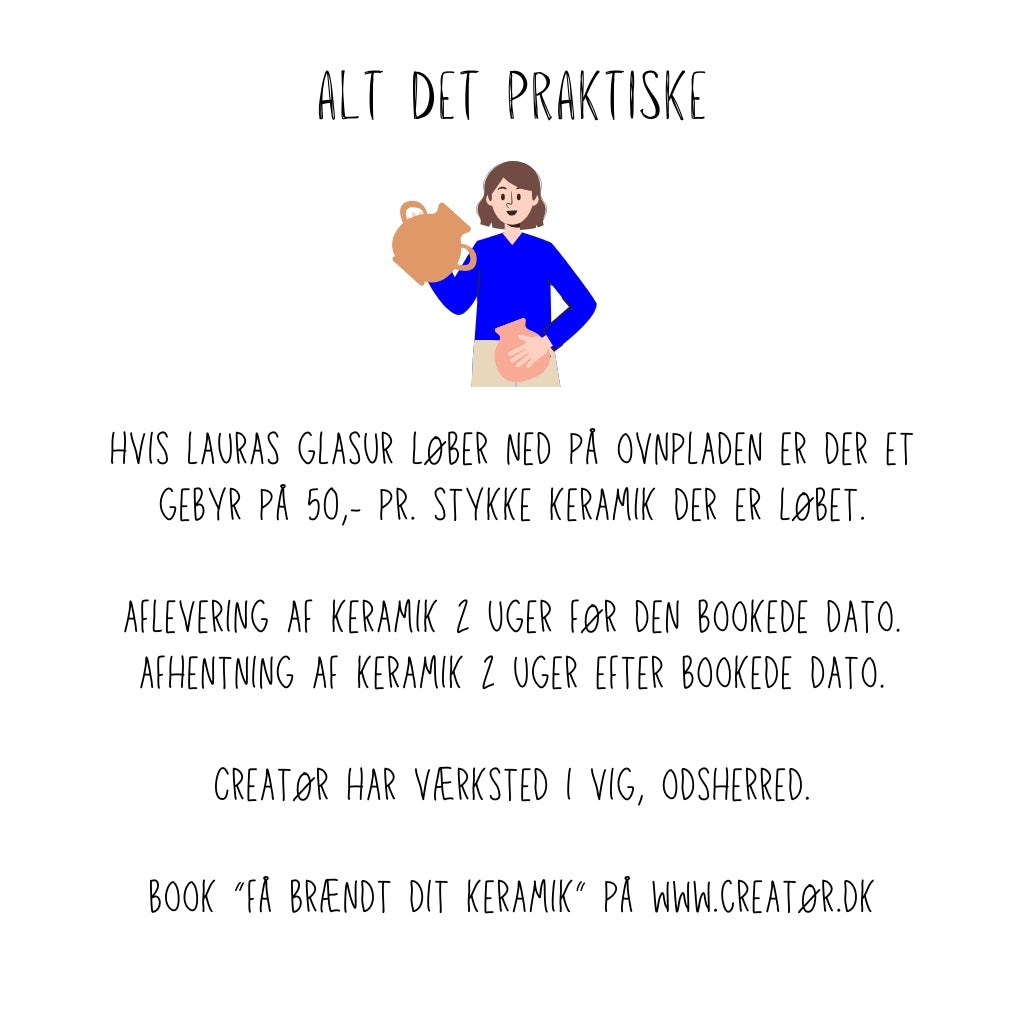 en guide til leje af keramikovn i keramikværkstedet hos creatør. Hvad koster det at brænde keramik? Alt det praktiske